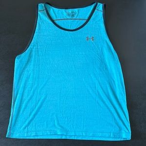 Light Blue XL Loose Under Armour Cutoff Shirt